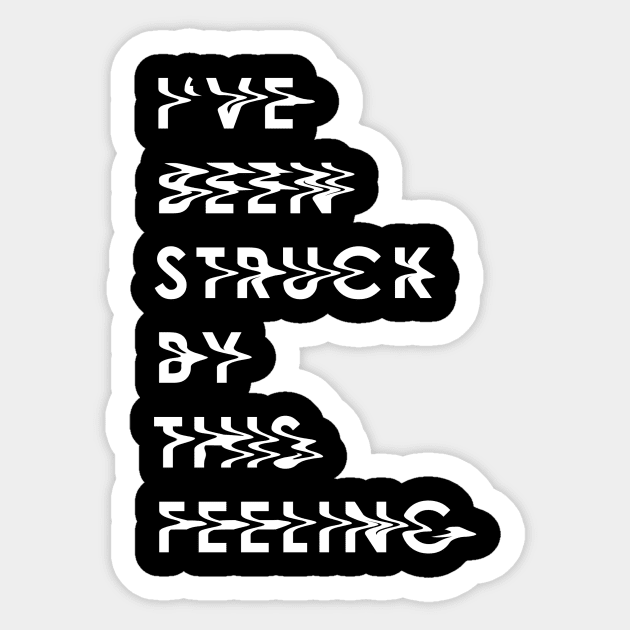 I've Been Struck By This Feeling (Super Jack) Sticker by Studio Suzuki 